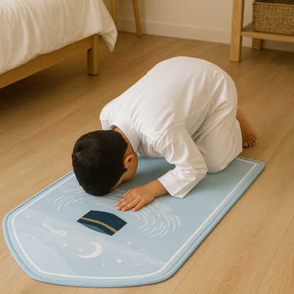 Tapis de Prière enfant céleste